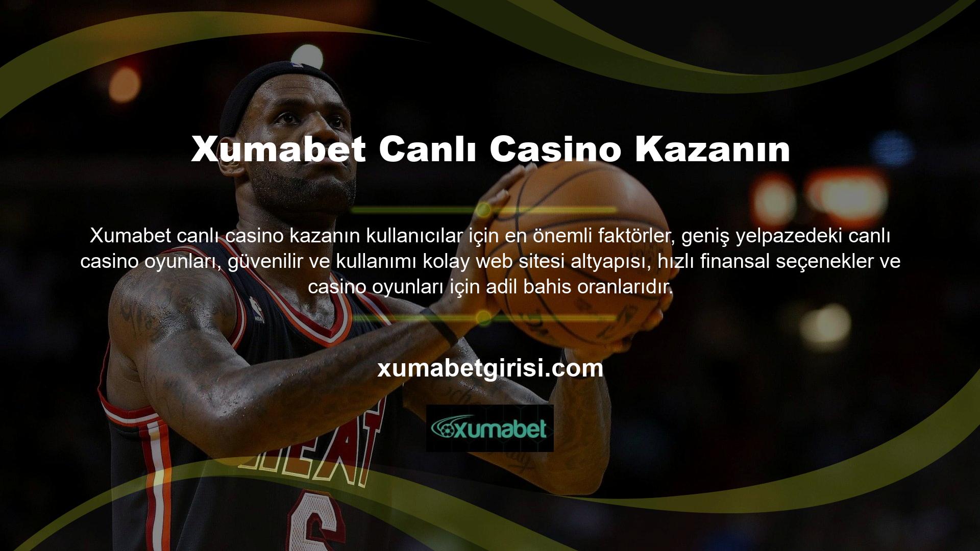 Xumabet canlı casino tüm bu özellikleri bünyesinde barındıran bir kategoridir